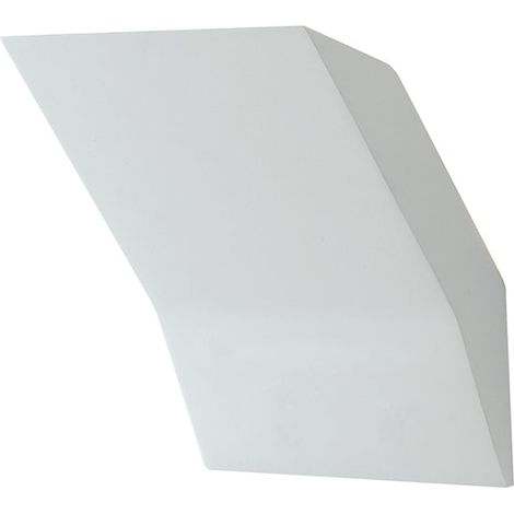 Applique MONTBLANC Bianco in Gesso 1xG9 20x11x14cm.