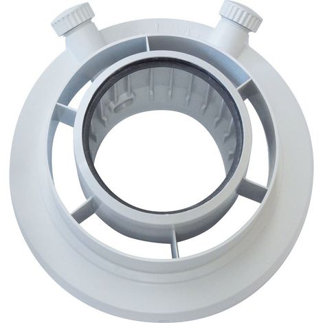 Vaillant Pieza de conexión de aparato 80/125 mm PP para ecoTECplus /5-5 y ecoCOMPACT 4-5, 0020147469