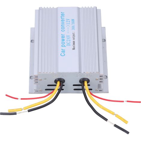 24V auf 12V DC Abwärts-Spannungswandler 30A 360W Leistungsregler/Reduzierer für Autos (1/5)