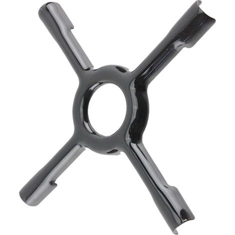 Réducteur de grille gris de 20,7 cm - Support de grille pour cuisinière à gaz, adapté aux petites casseroles, marmites, pots à lait et autres accessoires pour cuisinière à gaz naturel.