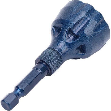 Entgratwerkzeug, HSS-Sechskant-Entgratwerkzeug für Metalle, Gewindereparaturwerkzeug mit Schnellverschluss, Werkzeug zur Reparatur beschädigter Gewinde (1/5)