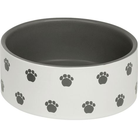 Nobby Hundenapf Keramik Pata Ø 15 cm - 550 ml creme-grau Hundenäpfe