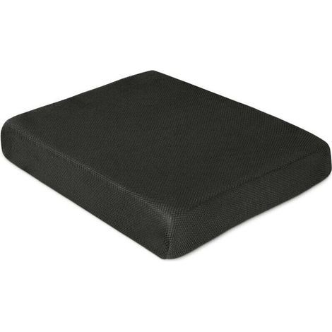 (Schwarz) Sitzkissen aus Memory-Schaum – Ergonomisches Kissen für Bürostuhl, Autostuhl, Sessel (1/4)