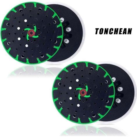 2 Pieces Sanding Pad 150 mm with Dust Extraction Compatible Festool Rotex ETS (1/4)