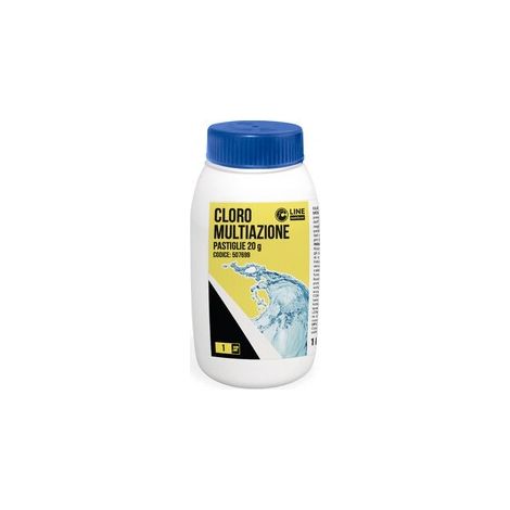 C CLORO PISCINA MULTIAZIONE PASTIGLIE 20 G CF 1 KG
