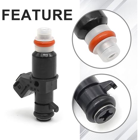 Lot de 4 injecteurs essence 16450-RNA-A01 – Compatibles Honda Civic 1.8L 2006‑2011 – Références FJ785 et FJ1045 (1/5)