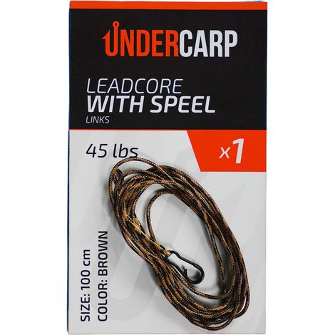 Leadcore mit Speedlinks 45 lbs / 100 cm braun (1/2)
