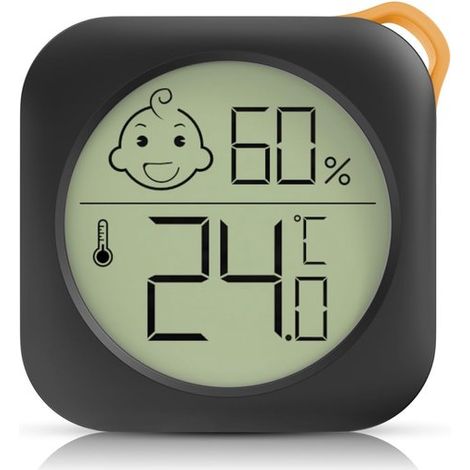 Kompaktes Thermometer, Hygrometer für Innenräume, digitales Mini Hygrometer, Raumtemperatur und Feuchtigkeitsmesser, Temperatur und Feuchtigkeits (1/5)