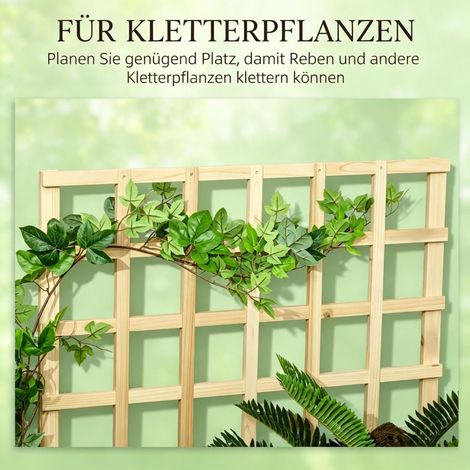 Jardinière grillagée surélevée, potager stable et polyvalent, bac à plantes décoratif pour jardin (1/5)