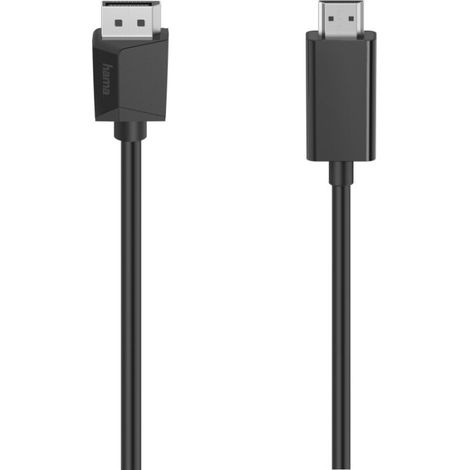 Câble vidéo Hama Câble DisplayPort - Câble HDMI Ultra-HD 4K 1,50 M