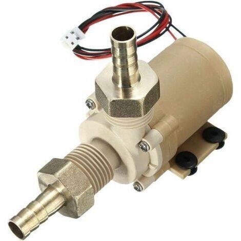 [JAMAIS UTILISÉ]12V 6W Pompe à Eau sans Brosse à Courant continu Pompe en céramique Pompe de Circulation d'eau Chaude Solaire à Haute température résistant à la Chaleur (1/5)