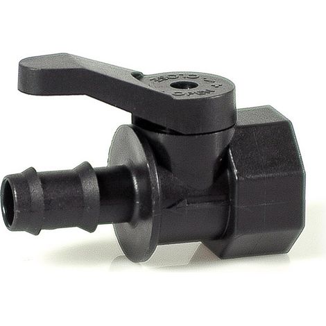 50PZ RACCORDO PER TUBO IN POLIETILENE MINI VALVOLA FILETTO FEMMINA  mm. 20x3/4