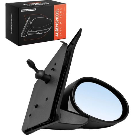 Miroir Extérieur, Couleur Grise, Type Convexe, Fonctionnement Manuel, Position d'Installation Droite, Compatible avec Plusieurs Marques de Véhicules (1/5)