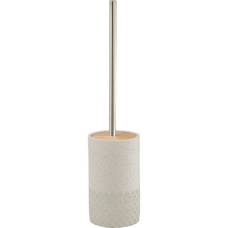 Grauer Toilettenbürstenhalter Aus Zement  Anemone