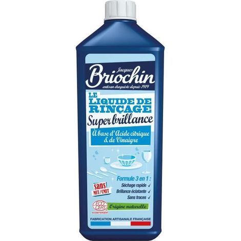BRIOCHIN Liquide de rinçage Super brillance - 750 ml - Formule 3 en 1