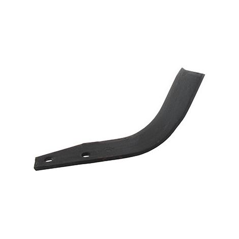 Cuchillo de fresado izquierdo para motocultor adaptable a modelos Goldoni F22m - L: 190mm, diámetro de agujero ø 10,5mm, distancia entre centros 42mm. Tipo Bi