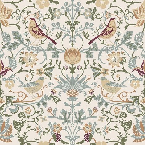 Papier Peint Fleuri Vintage Film Adhesif Pour Meuble Papier Peint Adhesif Mural Chambre Salon Rouleau Vinyle Adhésif Decoratif Pour Meuble Armoires Papiers Peints Floral Beige 44,5cm x 260cm (1/5)