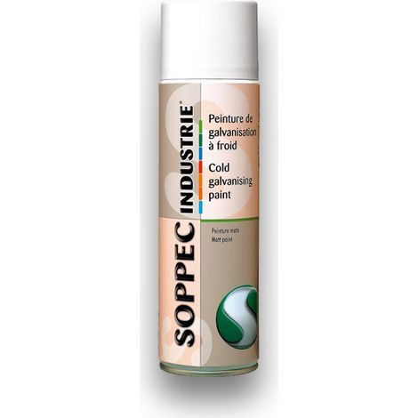 PEINTURE MAT GALVANISATION À FROID 500ML - SOPPEC- 470203W