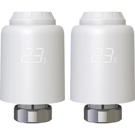 Robinet Thermostatique De Radiateur, Télécommande sans Fil, (1/5)
