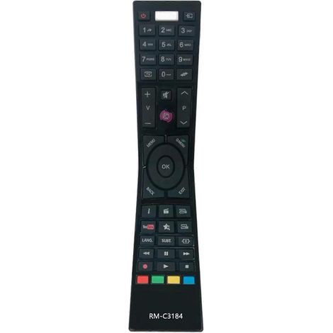 Télécommande de remplacement RM-C3184 pour LT-24VH52I, LT24VH52J, LT24VH52K, LT-49V62JU, LT40V54JF, LT65VU83K (1/5)