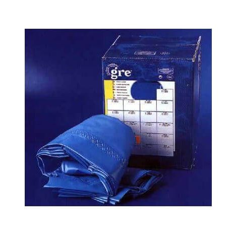 Liner bleu 500x300x132 pour piscines hors sol ovales Gre