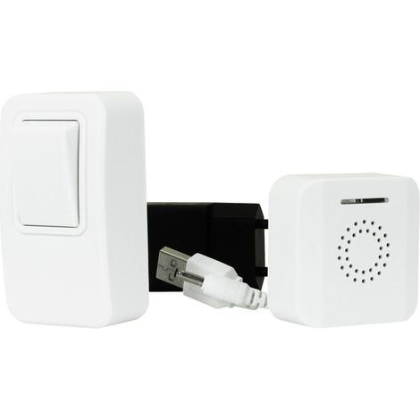 Campanello senza fili EcoSavers Kinetic (senza batterie) (1/3)