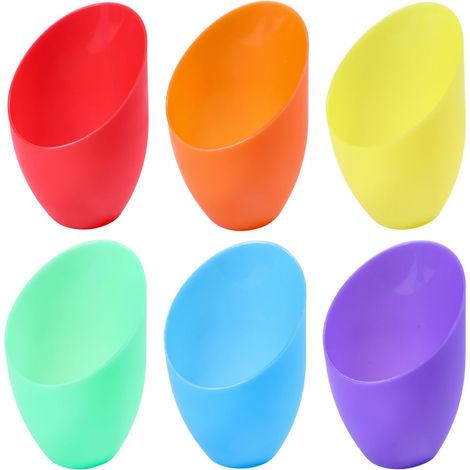 6 abat Jour de Rechange en Plastique Bicolore en Forme de Fer à Cheval pour Lampes LED Sur Pied Diamètre Intérieur de 6 mm 8 3 3 virgule 6 pouces (1/4)