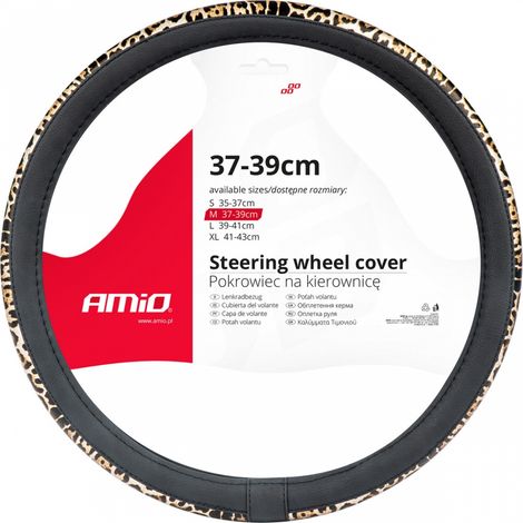 Funda para volante de coche M 37-39cm SWC-43-M amio-02984 (1/5)