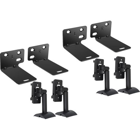 Lot De 2 Unterstützt Muraux-kompatible Geräte mit Bose Wb-300 Soundtouch 300 Soundtouch 300 Bose Wb-300 Soundtouch 300 Soundtouch 300 – Zubehör aus Metall – Schwarz