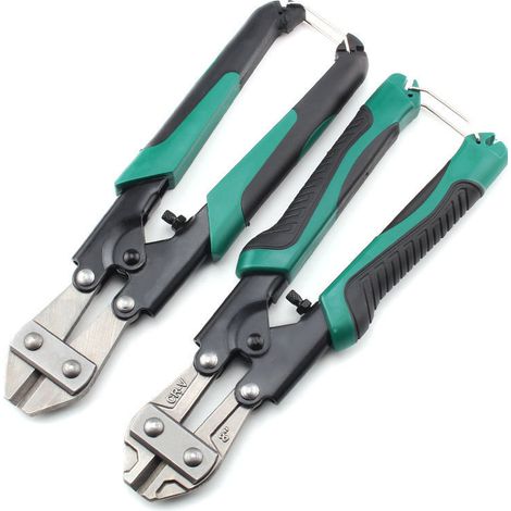 Sollbry 2 pièces de matériaux différents Coupe-boulon coupe-fil en acier,pince de serrage pour câble métallique,économie de travail,ciseaux de coupe en acier (1/5)