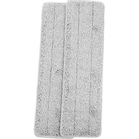 Ersatz-Wischmoppkopf, 2 Stück, Wischmopppad für Hartböden, Haushaltsreinigungsmittel, Nachfüllpackung für Faser-Wischmopppad (1/5)