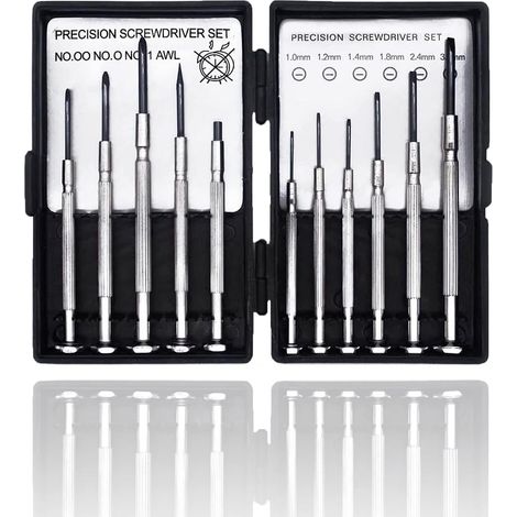 Kit Tournevis de Précision 11 en 1, Tournevis Magnétiques pour Réparation Électronique, iPhone, Tablette, PC Portable et Autres Outils de Réparation (1/5)