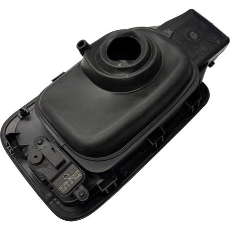 Car fuel tank filler neck base assembly, fuel tank cover bracket with locking block, original vehicle replacement and repair parts. (1/5)