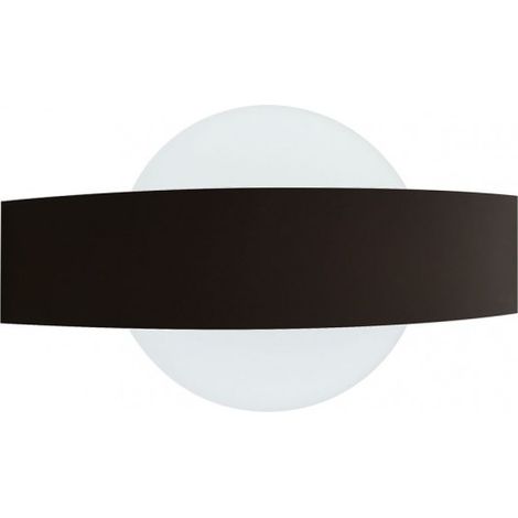 FABRILAMP 171162109  Applicare Spazzatrice a Muro Circ.8w 4000k Arco Nero 630 Lm Ip20 13x24x5 Cm