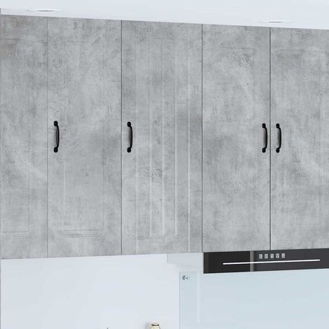 vidaXL Armadietto a muro LUCCA Grigio Cemento 40 x 31 x 100 cm