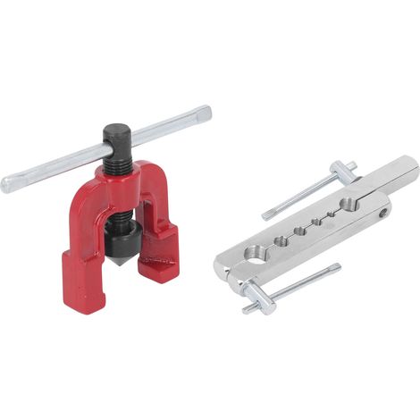 Gabarit d'évasement professionnel pour tubes cuivre, laiton et aluminium - Set 3/16" à 5/8" pouce. (1/5)