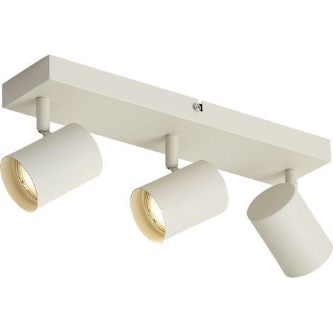 QAZQA Modern Ceiling Spotlight Beige 3-Lights Adjustable - Jeana (1/5)