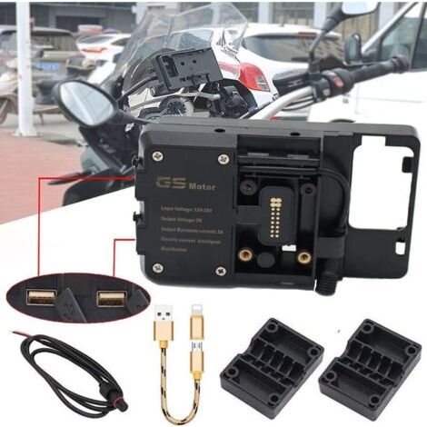Handy-Navigationshalterung mit USB-Kabel für Honda BMW R1200GS (1/5)
