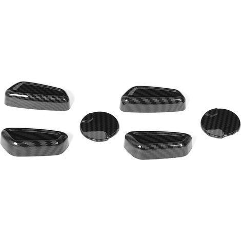 6-teiliges Set Sitzverstellknopf-Abdeckungen in Carbon-Optik für Ford F-150 2015-2020 (1/5)