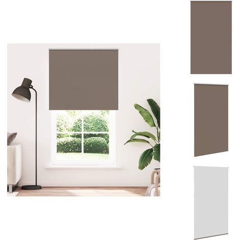 Store enrouleur occultant café 125x230cm largeur du tissu - Store Enrouleur - Stores Enrouleurs - Store De Jour Et De Nuit - Store Occultant (1/5)
