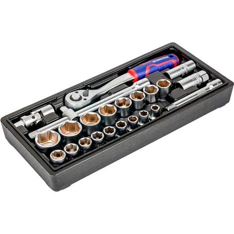 Jeu De Douilles Cliquet 1/2" Workpro Robustesse Et Précision Métrique - Workpro