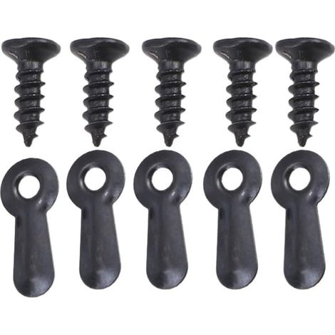 200 Pièces Kit Suspendre pour Cadres Photo Attaches Métalliques Noires, Fixation Professionnelle et Protection Murale pour Exposition et Broderie sur Toile Style Plusieurs styles (1/5)