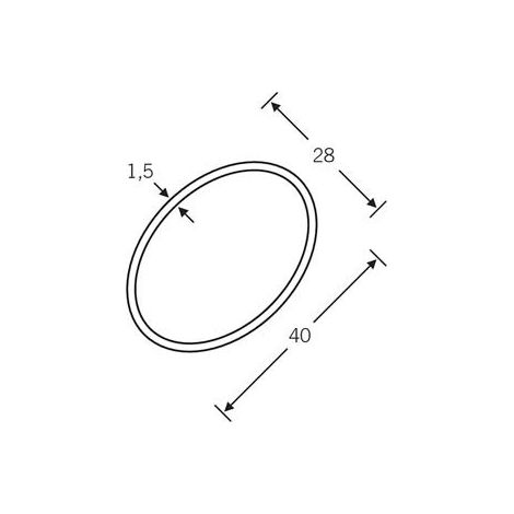 Ht-66 0 6802 Tubo Ovale, F69 Opaco