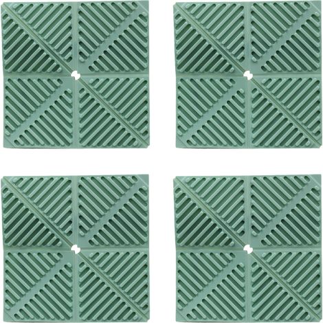 Sous-plat En Silicone Pliable - Résistant Jusqu'à 230 °C - Pour Plats Chauds Casseroles Poêles - Lot De 4 (1/5)