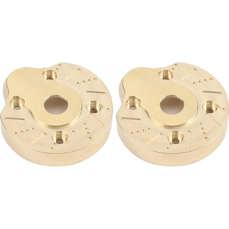 Pièces de Mise à Niveau en Laiton pour Chenille Axiale SCX10 III AXI03007 RC, 2 Pièces, Améliore la stabilité et Les Performances d'escalade (1/5)