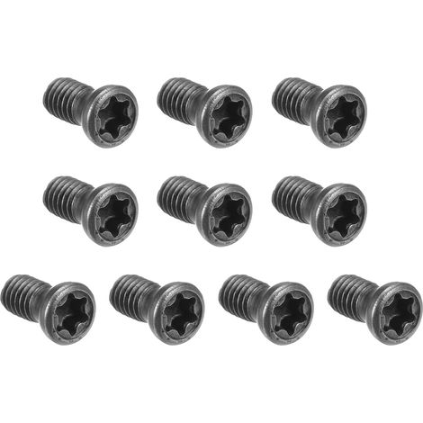 Vis Torx M3,5x8mm pour Remplacer l'Outil de Tour Cnc à Plaquette Carbure en Acier Allié 12,9, Lot de 10 Pièces (1/5)