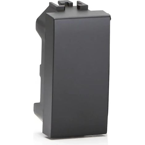 compatibile bticino livinglight living international nero tappo copriforo falso polo