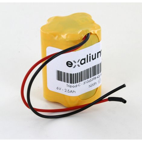 Batterie 6V 2.7Ah NiMh pour théodolite Measurix Tripod