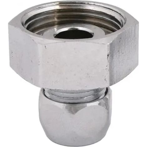 JS Raccordo per contatore lavabo, uscita filettatura interna 3/4'' x 10mm, cromato, 0022441550001