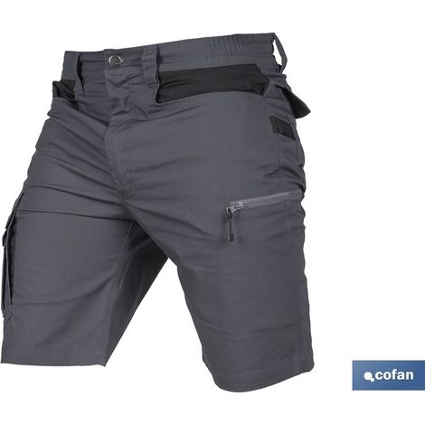 Short de travail Frigg, 215 g/m², 65 % polyester, taille 58, avec poches multifonctions (1/4)